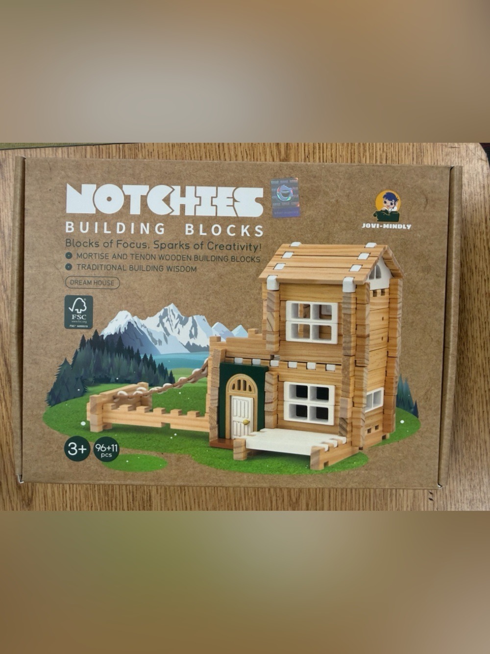 NEW NOTCHES Building Blocks 96 + 11 pieces